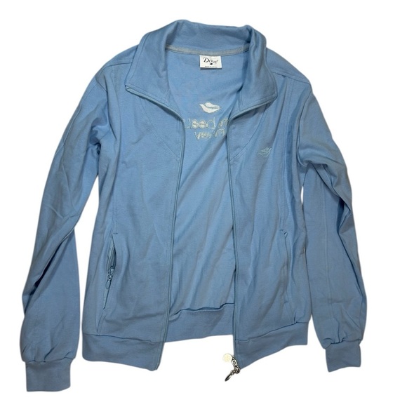 Dove Womans Zip up Sweater With Collar - Picture 3 of 12